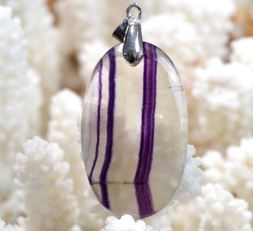 Fluorite carats pendentif - fluorite, 66