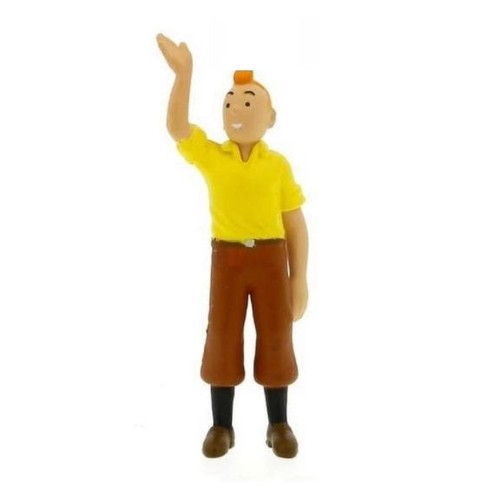 Tintin waving welcome salut - tintin,