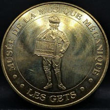 JETON TOURISTIQUE MDP 2009 LES GETS MUSEE DE LA MUSIQUE MECANIQUE / MEDAILLE 34