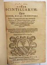 [Defensor de Ligugé] Liber scintillarum. Roma 1560