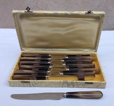 MENAGERE A COUTEAUX COMPLET - 12 PIECES - ANCIEN - CUISINE - VINTAGE