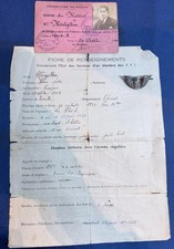 WW2 MILITARIA FFI PAPIERS