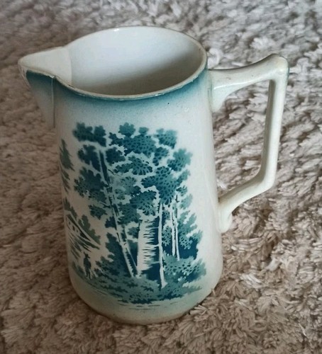 Ancien pot lait faïence - à,