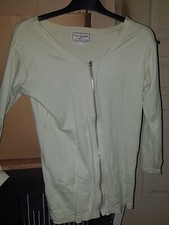 Gilet Long Coton Vert Clair