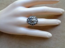 BAGUE À POISON EN ARGENT 800 - ORFÈVRE PILTON ARMAND - 1890 - NAPOLÉON III