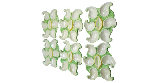 Assiettes huitres - à,