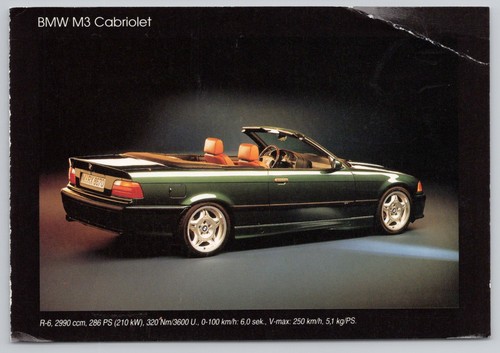 Green bmw cabriolet e36 - m3,