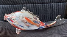 Vintage très beau poisson Murano en verre soufflé