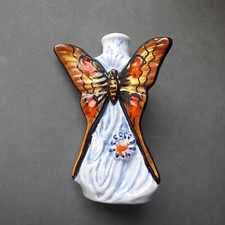 PETITE BOUTEILLE GARNIER PAPILLON en BARBOTINE 1971 vide sans bouchon