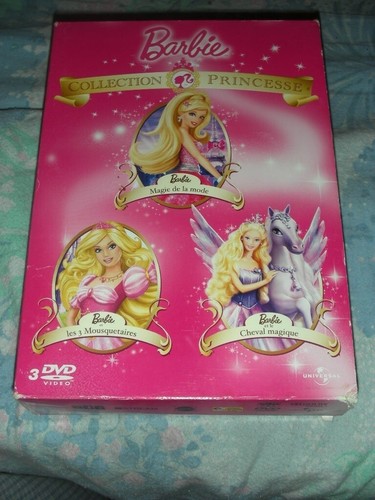 Dessin animé 3dvd - dessin, barbie