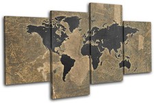 World Atlas Antique Vintage