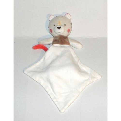 Doudou chat beige - chat, marron