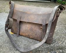 Ancienne sacoche cuir de - sacoche,