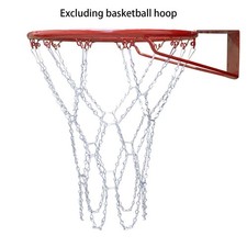 Filet de basket-ball avec crochets pour 12 boucles, jante lisse, facile à