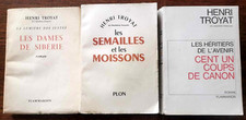 3 ROMANS HENRI TROYAT / PLON