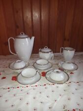 SERVICE A CAFE LIMOGES RAYNAUD ET Cie 5 TASSES  ART DECO