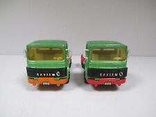 LOT de 2 RENAULT SAVIEM PS30 TRACTEUR CAMION SEMI REMORQUE MAJORETTE 3000 1/60 B