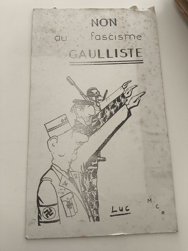 Pancarte affiche ancienne - ,