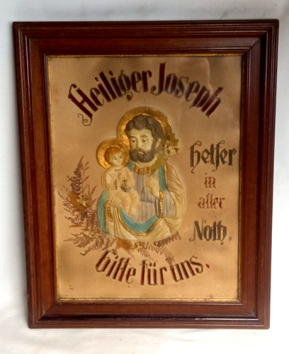 Rare tableau religieux de - *,