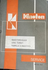 DOCUMENTATION / SERVICE  KINOTON tourelle À Objectifs