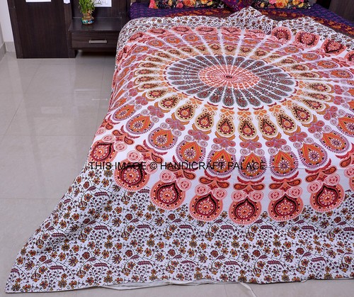 Housse couette hippie - couette,