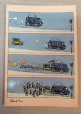 carte postale gaston lagaffe