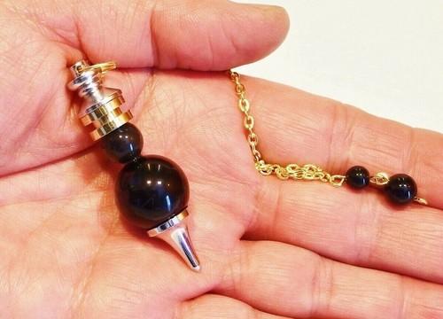 Pendule obsidienne noire 2 - obsidienne,