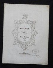 Partition ancienne XIXème * 3