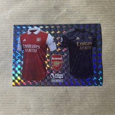 4 MAILLOT ARSENAL PANINI PREMIER LEAGUE 2022 2023 STICKERS FOOT