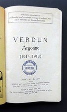 VERDUN Argonne 1914 1918 guide illustré des champs de bataille Ed Michelin 1928