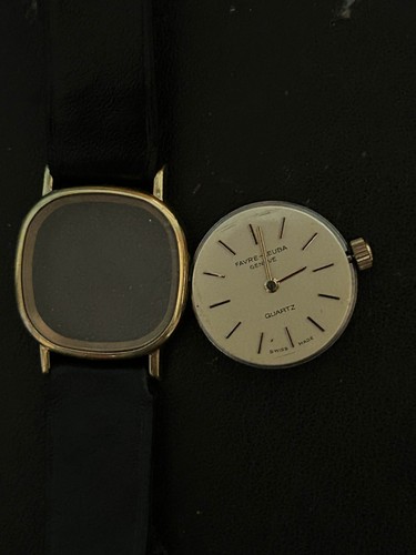 Montre quartz vintage - , favre