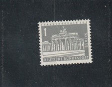 L5515 ALLEMAGNE  BERLI TIMBRE N° Y&T 125 de 1956-63 " Porte de Brande " Oblitéré