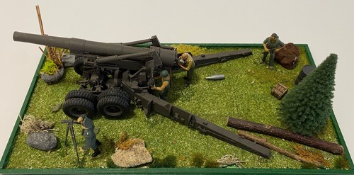 Diorama ww2 batterie - diorama, ww2,