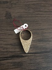 Gold Plated 3D Spike Ring With