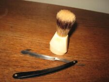 rasoir coupe-choux 69 médaille argent Thiers - Issard + un blaireau - BE