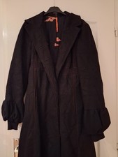 Long manteau noir - Cop. Copine - Taille 40