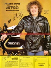 Publicité JAPA Le cuir DUCATI