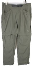 MOUNTAIN HARDWEAR Pantalons Femme W32 Shorts Amovibles Gris Randonnée