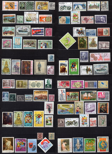 Lot timbres divers monde - timbres,