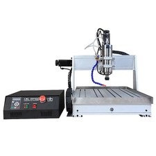 Fraiseuse CNC - Machine de gravure au laser 6040 Z DQ 4D + système d'eau + acces