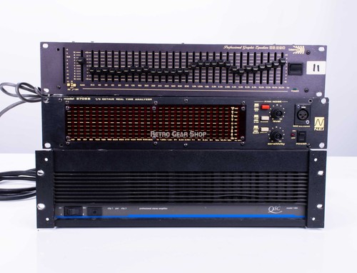 Qsc 1400 400w power amp - qsc, biamp