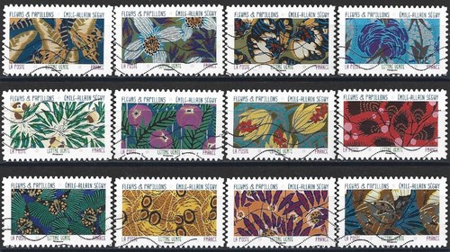 France série 12 - -, timbres