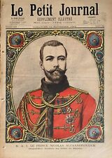PETIT JOURNAL 1894 N° 208  LE PRINCE NICOLAS ALEXANDROVITCH - ALEXANDRE III MORT
