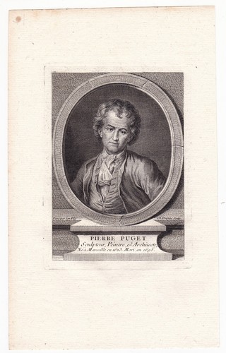 Portrait xviiie pierre puget - portrait,