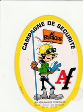 FRANQUIN Gaston   autocollant