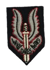 Insigne brodé de béret SAS