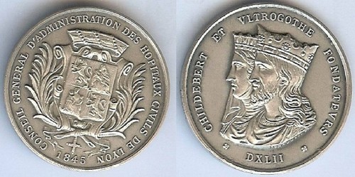 Jeton présence lyon 1845 - jeton, de