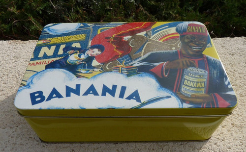 Boite métal banania - boite,