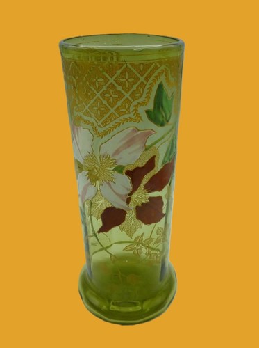 Superbe vase emaille dlg - ,