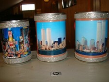 3 NY Souvenir pen can holders